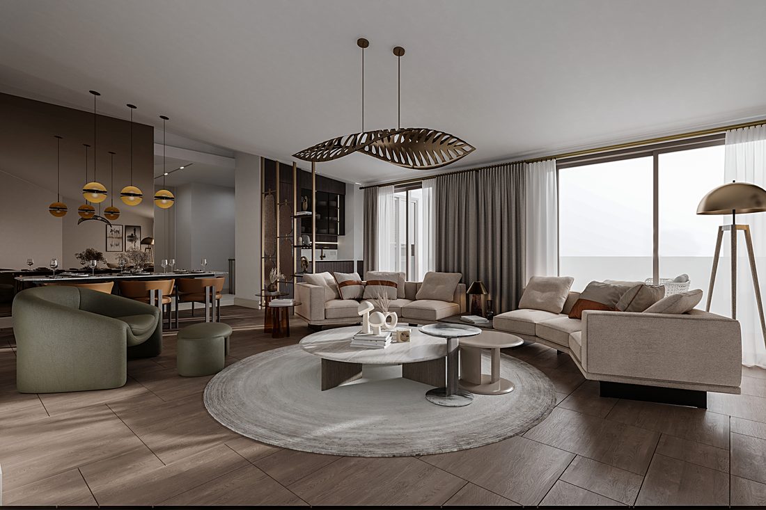 Living and dining